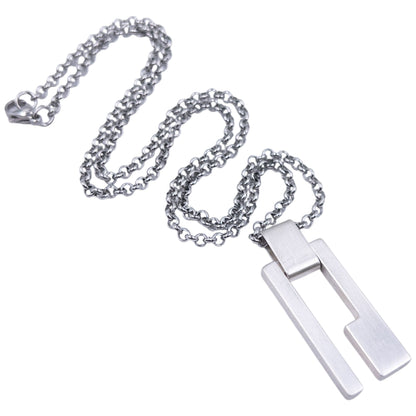 Vintage Gucci Silver Pendent Necklace