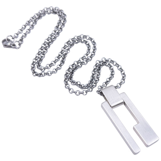 Vintage Gucci Silver Pendent Necklace