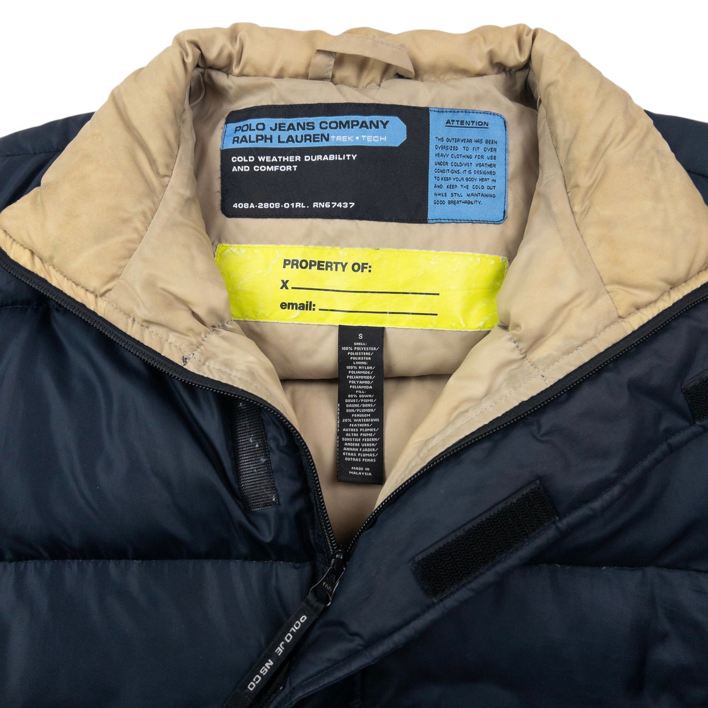Vintage 2000s Ralph Lauren Polo Jeans Puffer Jacket Size S
