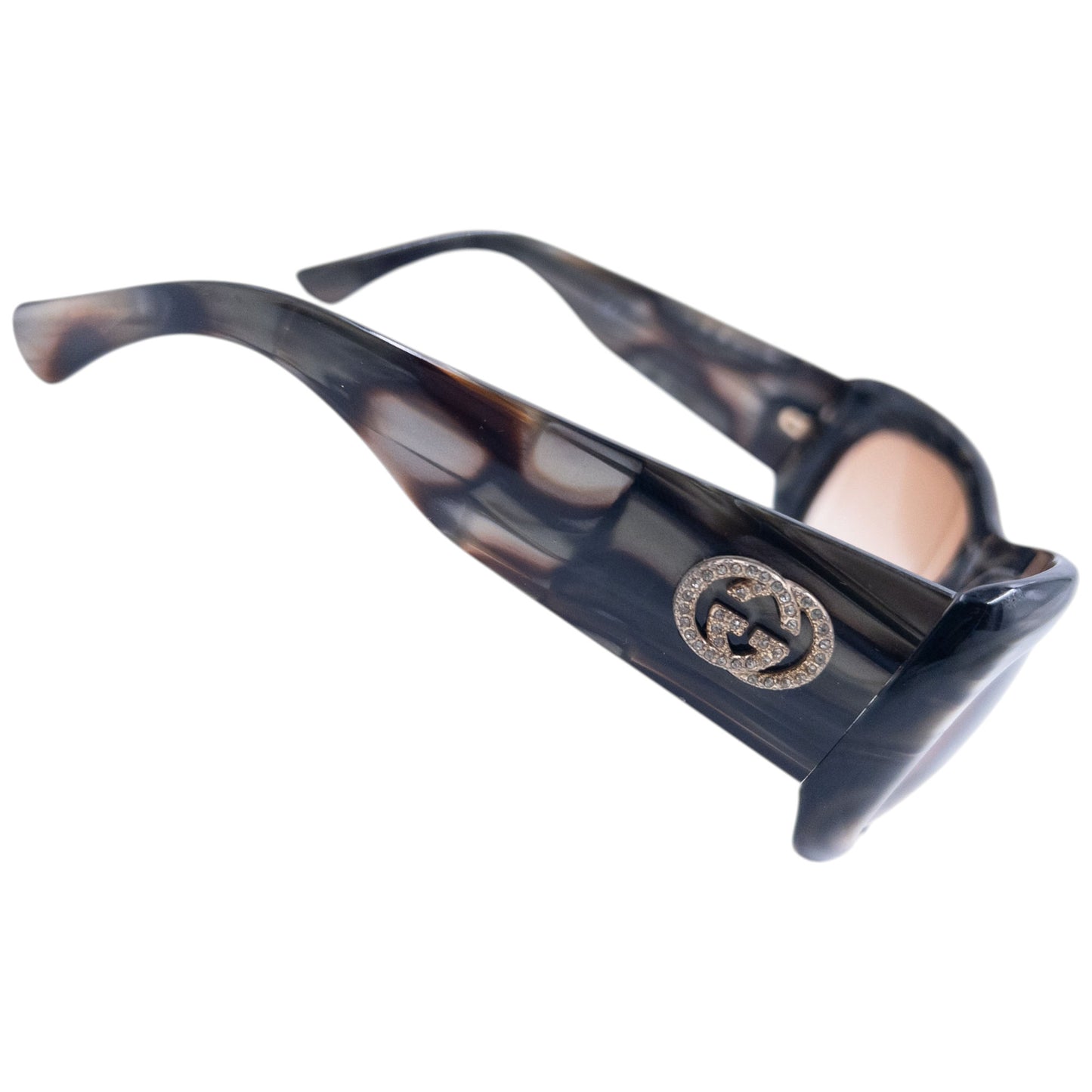 Vintage 2000s Gucci Diamonte Pattern Sunglasses