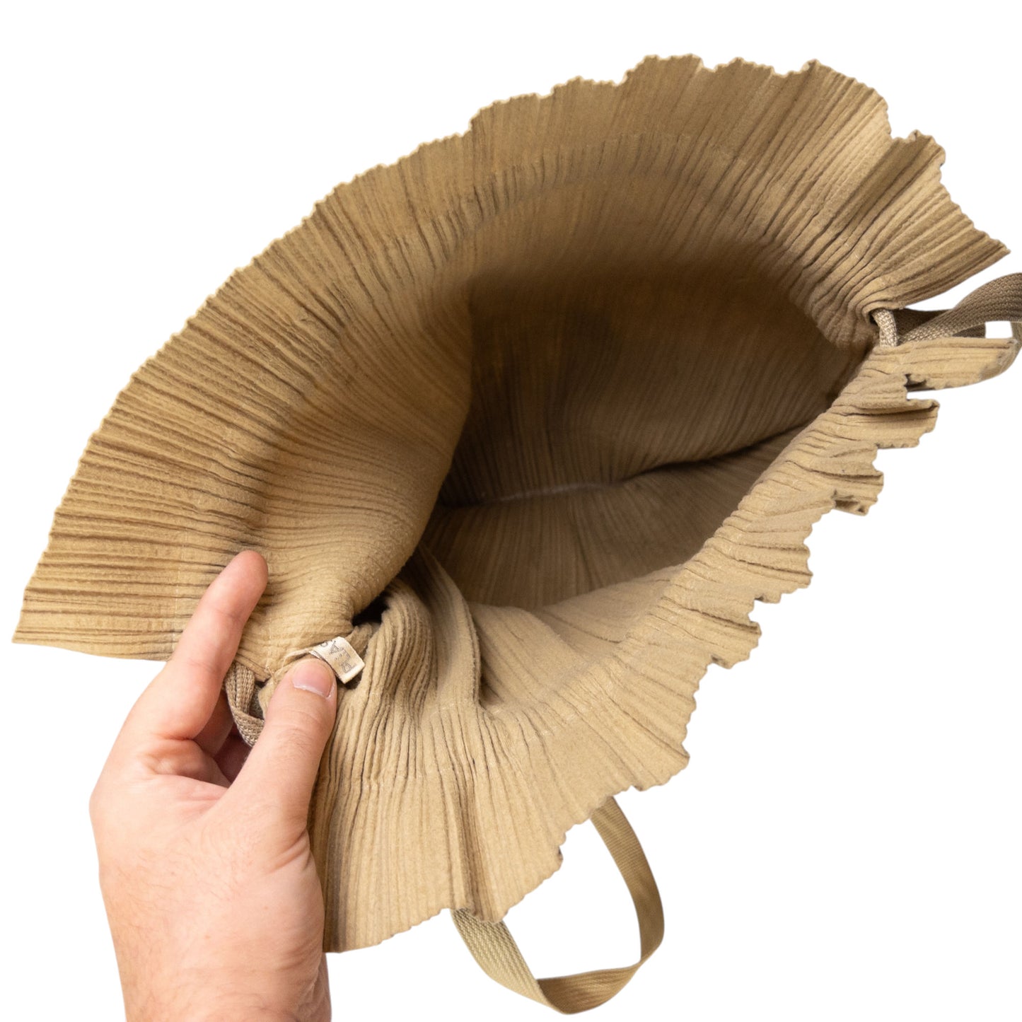 Vintage Pleats Please By Issey Miyake Pleated Backpack