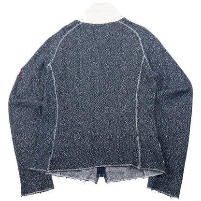 Vintage 2000s Armani Jeans Zip Up Hemp Jumper Womnes Size L