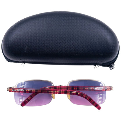 Vintage 2000s Burberry Nova Check Rimless Sunglasses, photo 7
