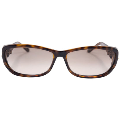 Vintage 2000s Gucci Diamanté Tortoise Shell Sunglasses