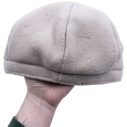 Vintage Burberry Wool Newsboy Hat Size M