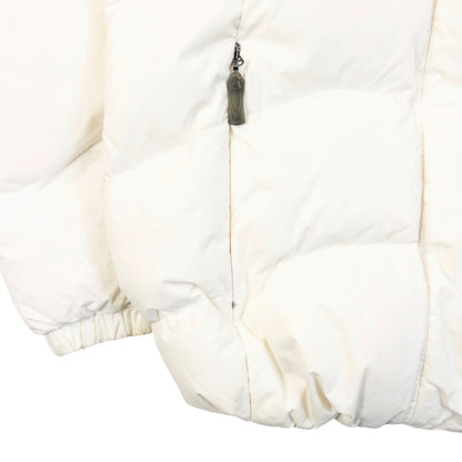 Vintage 2000s Oakley Zip Up Puffer Jacket in white (polyester), photo 8