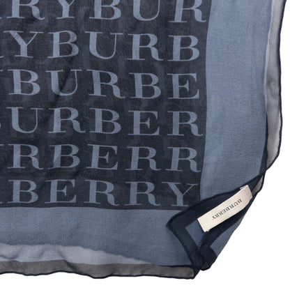 Vintage 2000s Burberry Monogram Silk Scarf