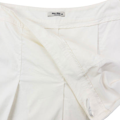 Vintage 2000s Miu Miu Pleated Skirt Womens Size W30