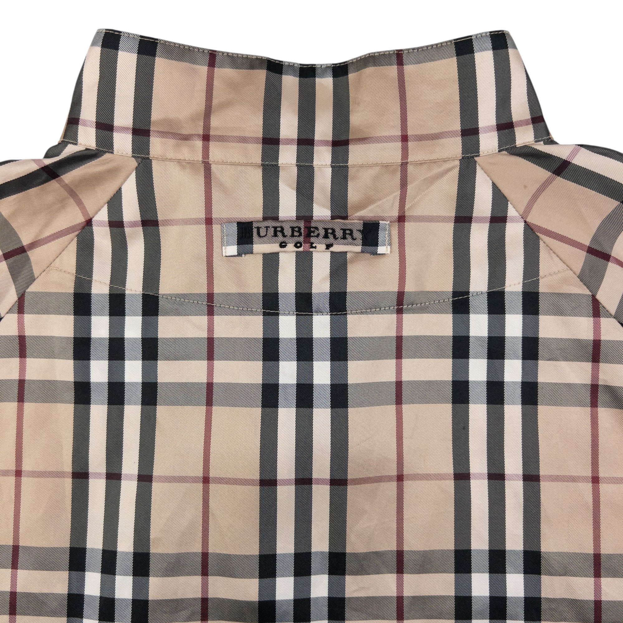 Vintage Burberry Nova Check Lightweight Q Zip Jacket Size XL
