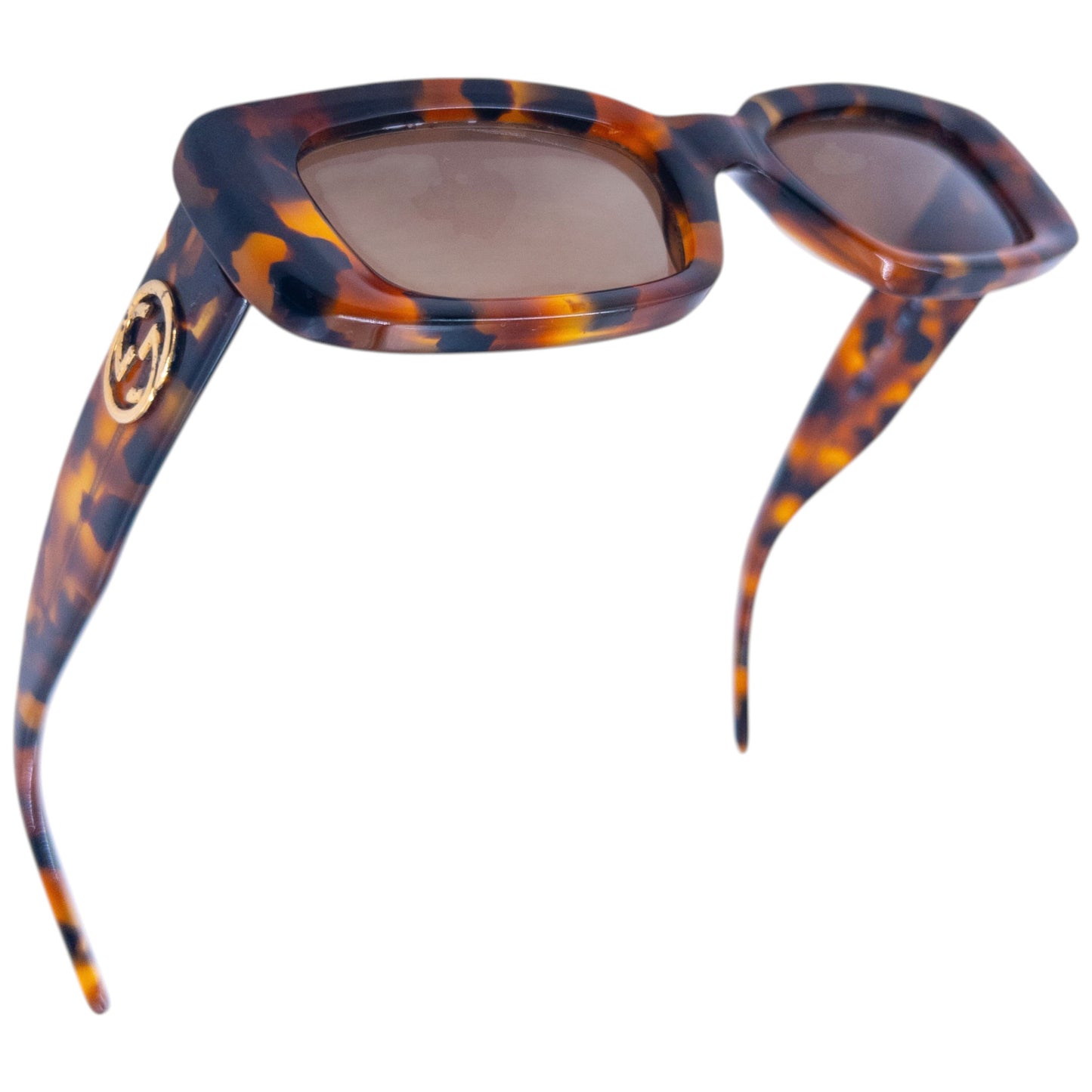 Vintage 2000s Gucci By Tom Ford Tortoise Shell Sunglasses