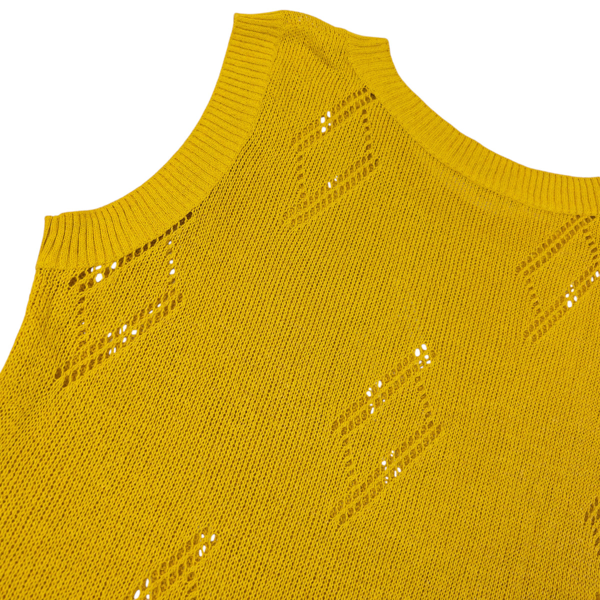 Vintage 90s Balenciaga La Mode Knit Sweater Vest Womens Size L