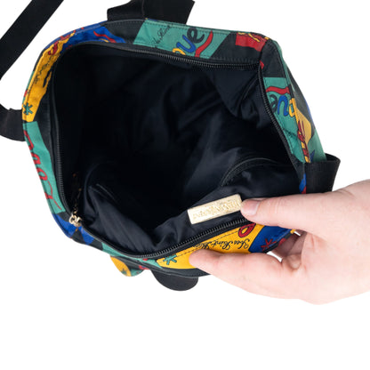 Vintage 90s YSL Yves Saint Laurent Love Pattern Shoulder Bag