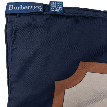 Vintage 80s Burberry Silk Scarf