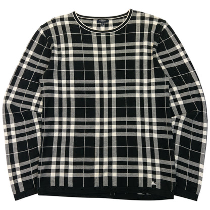 Vintage 2000s Burberry Nova Check Jumper Size M