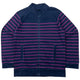 Vintage Jean Paul Gaultier Matelot Striped Zip Up Sweatshirt Womens Size S