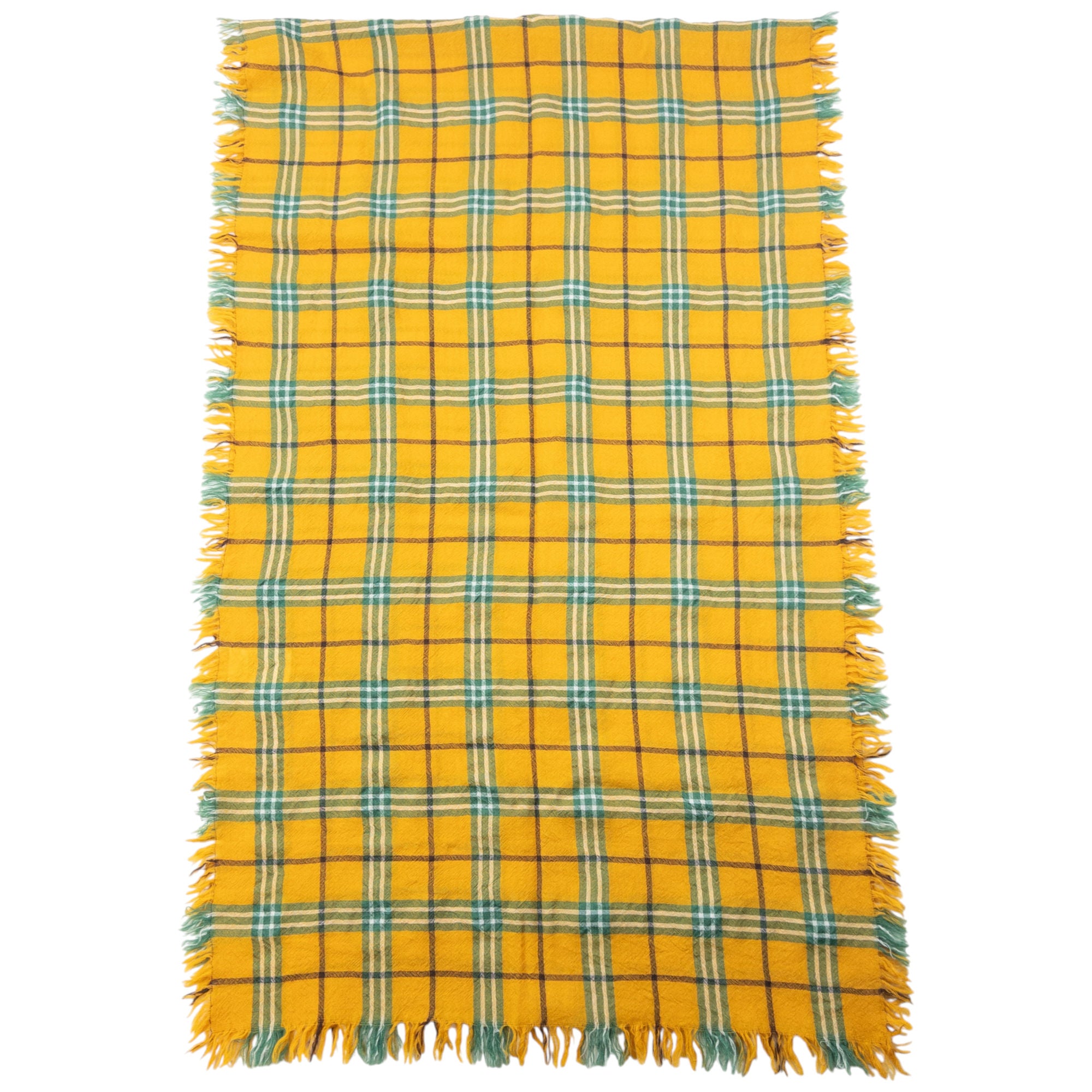 Vintage 2000s Issey Miyake Lightweight Checkered Scarf