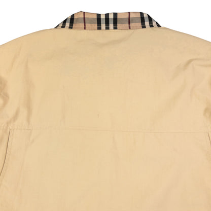 Vintage Burberry Nova Check Collar Zip Up Jacket Size XL