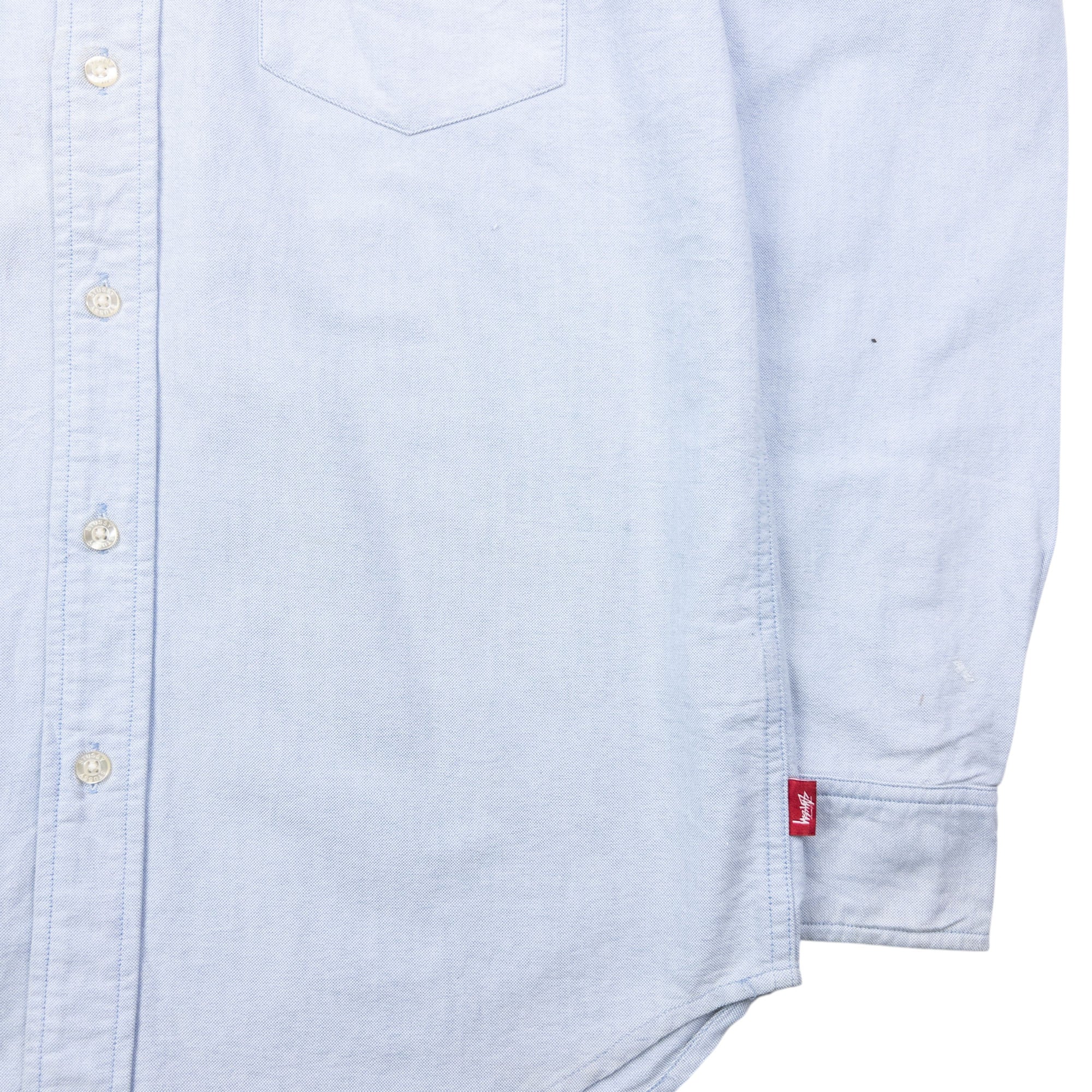 Vintage 2000s Stussy Long Sleeve Button Up Shirt Size M