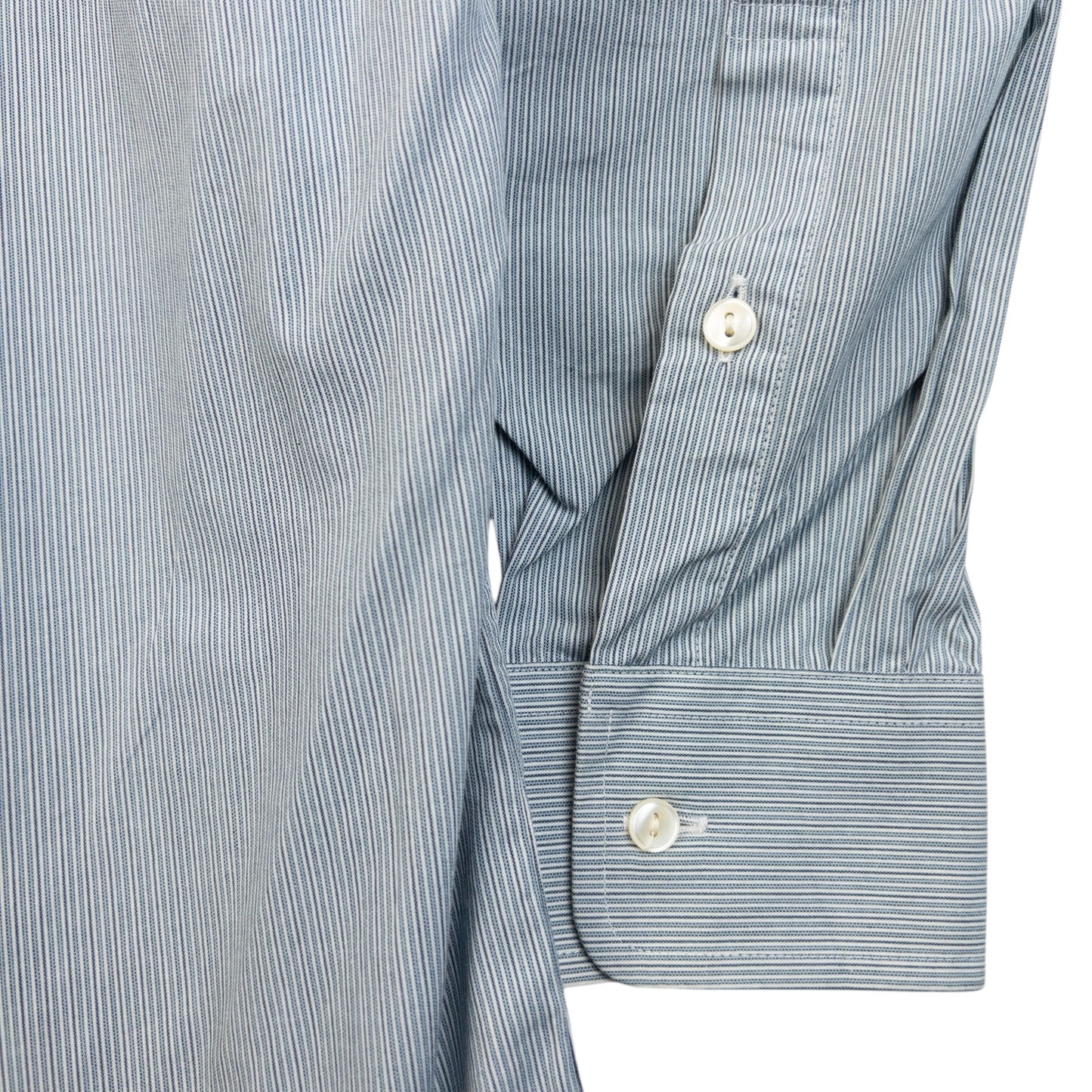 Vintage 90s Issey Miyake Striped Long Sleeve Button Up Shirt Size S