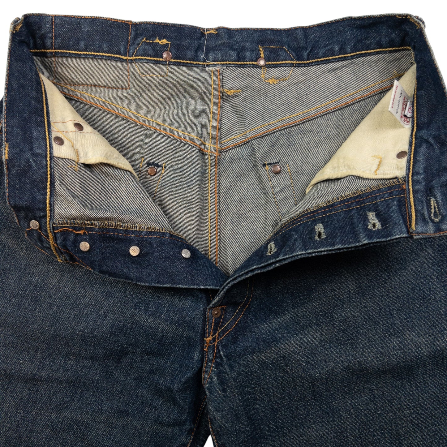 Vintage Evisu Painted Daicock Japanese Denim Jeans Size W30