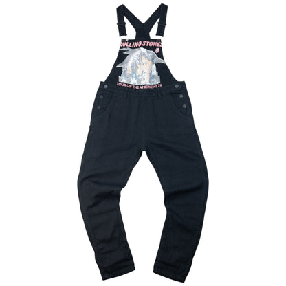 Vintage 2000s Hysteric Glamour Rolling Stones Tour Graphic Dungarees Womens Size M