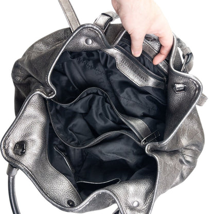 Vintage Burberry Metallic Nova Check Shoulder Bag