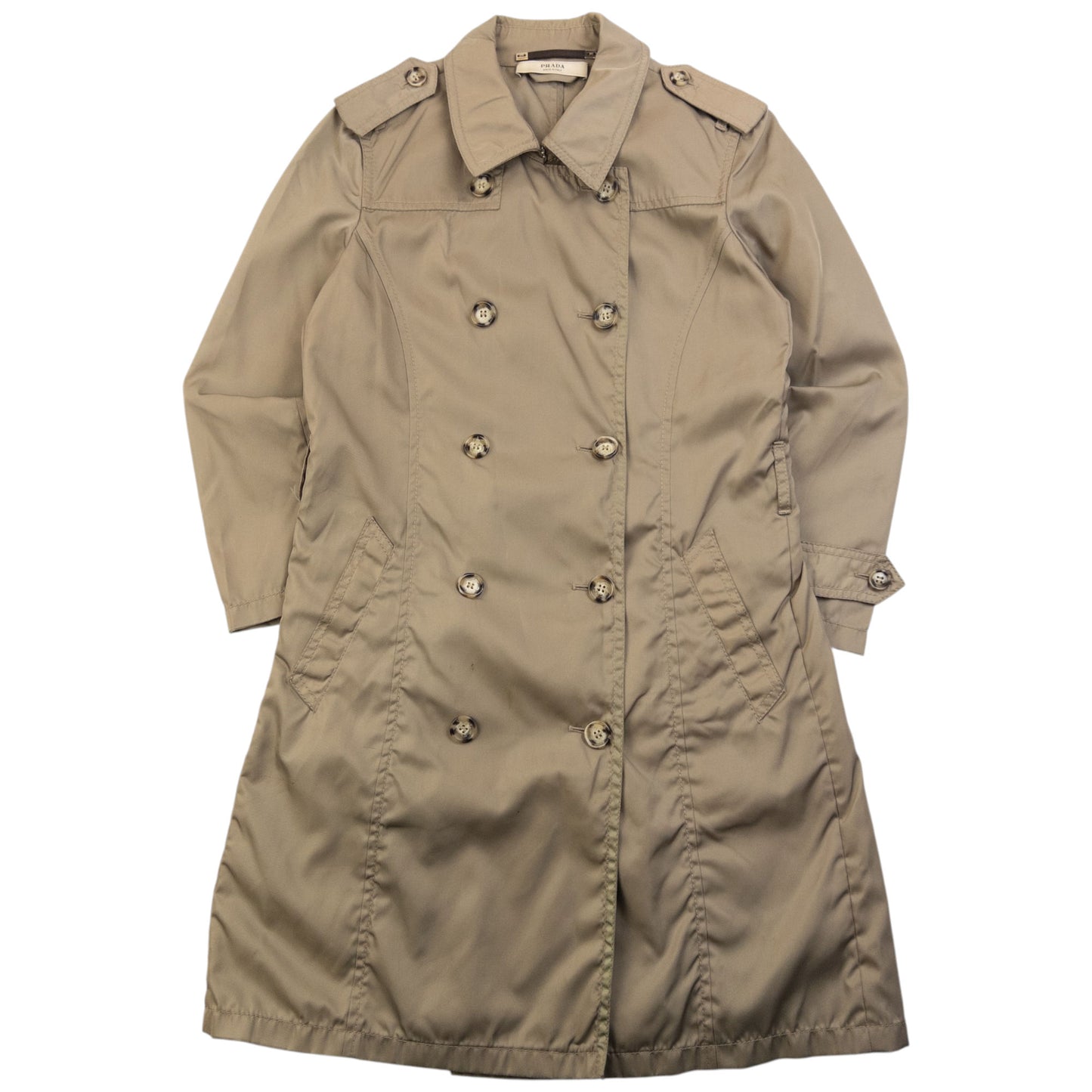 Vintage 2000s Prada Trench Jacket Womens Size S