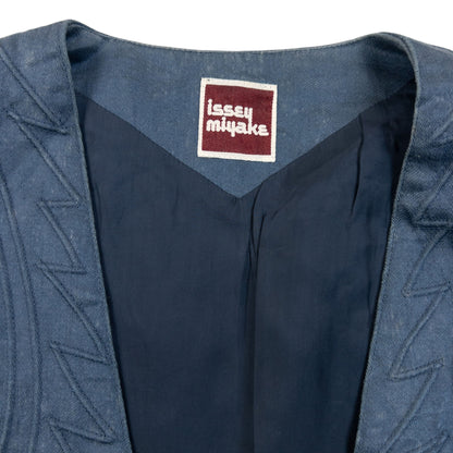 Vintage 80s Issey Miyake Embroidered Jacket Womens Size M