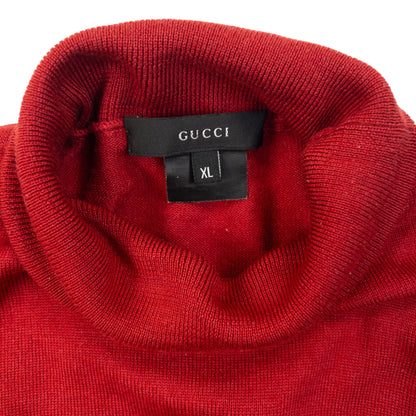 Vintage 2000s Gucci Knit Turtleneck Jumper Size M