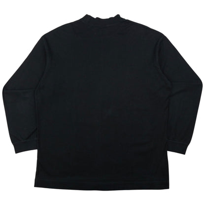 Vintage Issey Miyake MEN 'Steve Jobs' Long Sleeve High Neck T Shirt Size S