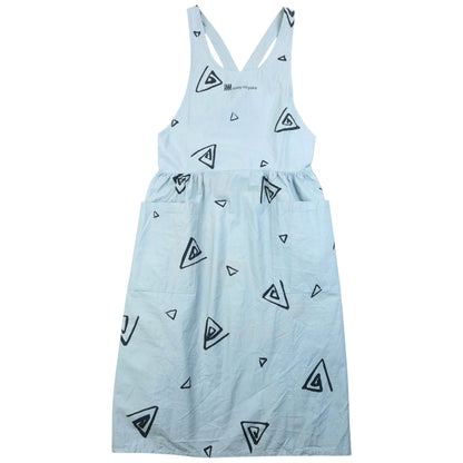 Vintage 90s Issey Miyake Triangle Print Tie Back Apron