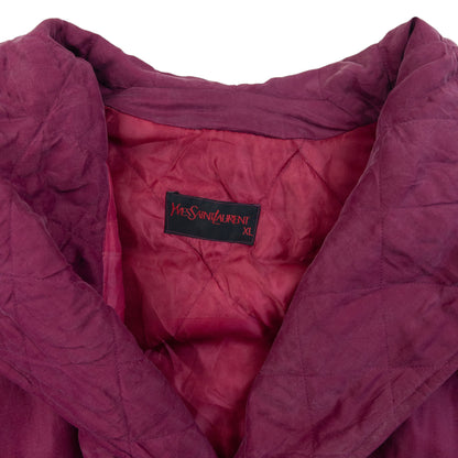 Vintage 80s YSL Yves Saint Laurent Button Up Jacket Size L