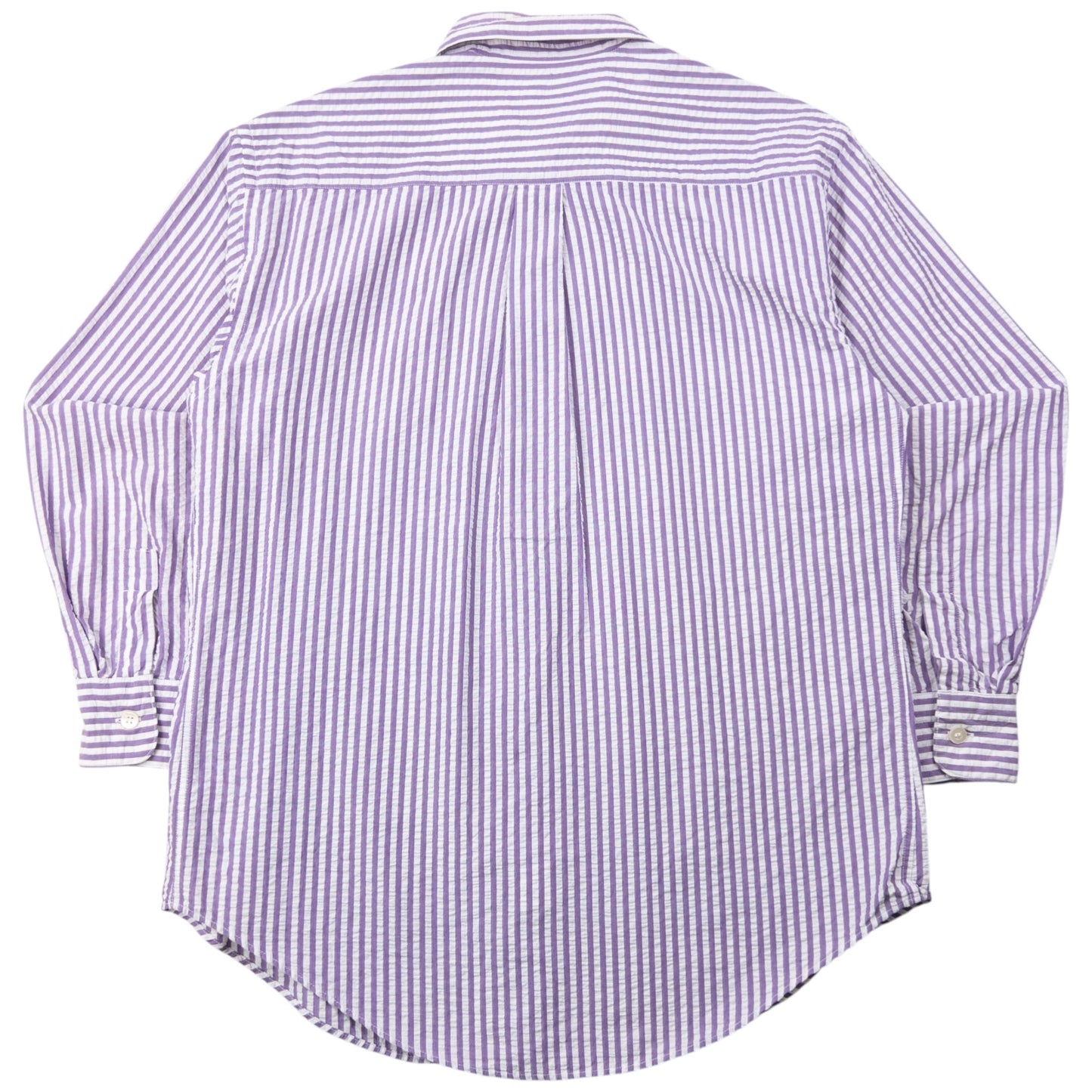 Vintage 90s Issey Miyake Striped Long Sleeve Button Up Shirt Size S