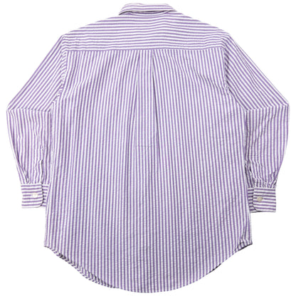 Vintage 90s Issey Miyake Striped Long Sleeve Button Up Shirt Size S