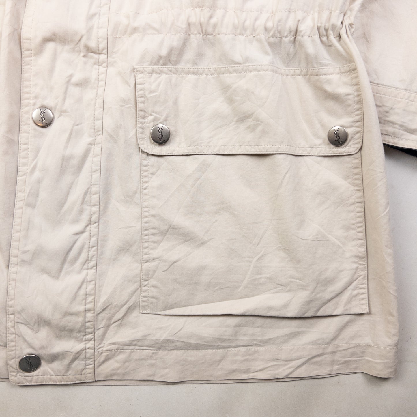 Vintage YSL Yves Saint Laurent Zip Up Jacket Size M