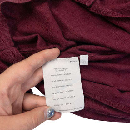 Vintage 2000s Miu Miu Cashmere Silk Cardigan Womens Size M