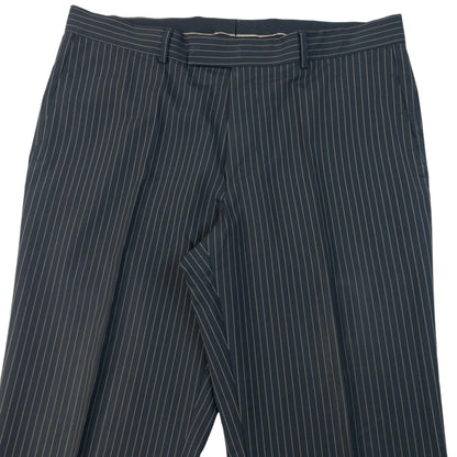 Vintage 2000s Hugo Boss Rossellini Movie Pinstripe Jacket & Trousers Suit Set Size XL