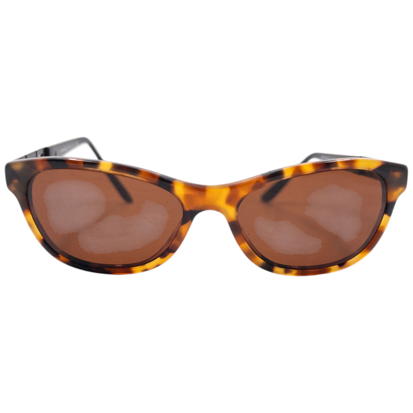 Vintage 2000s Fendi Tortoise Shell Diamanté Sunglasses