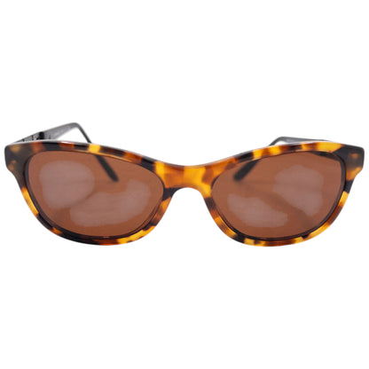 Vintage 2000s Fendi Tortoise Shell Diamanté Sunglasses
