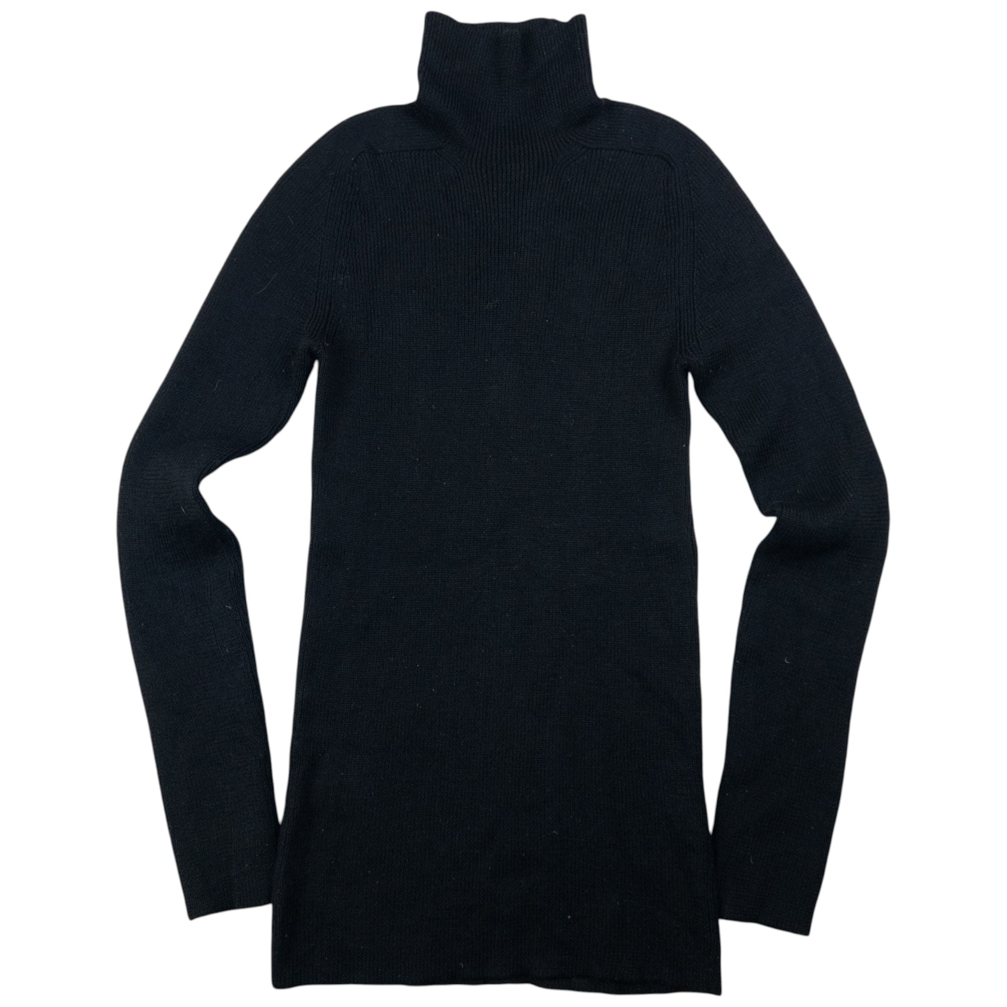 Vintage Yohji Yamamoto Knitted Wool Turtleneck Jumper Womens Size M