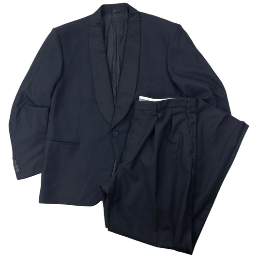Vintage 80s Dior Monsieur Jacket & Trousers Suit Set Size XL