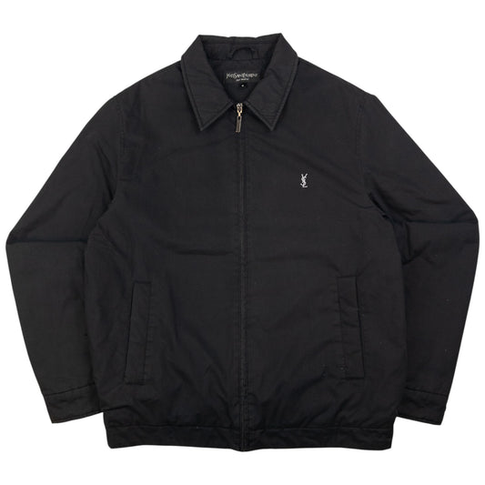 Vintage YSL Yves Saint Laurent Padded Zip Up Jacket Size M