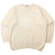 Vintage 90s Burberry Embroidered Wool Knit Jumper Womens Size S