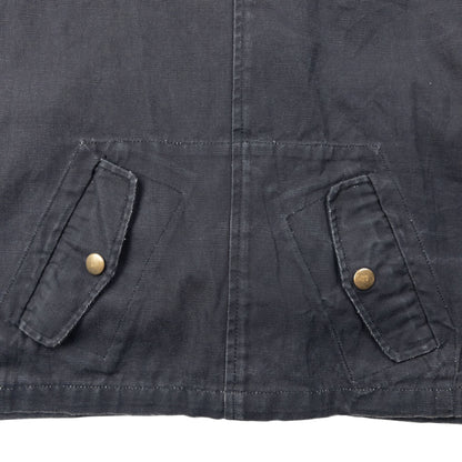 Vintage 2000s PPFM Zip Up Denim Cargo Jacket Size M