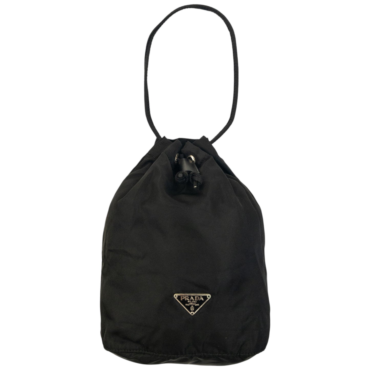 Vintage 90s Prada Drawstring Pouch Bag