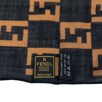 Vintage 90s Fendi Monogram Scarf