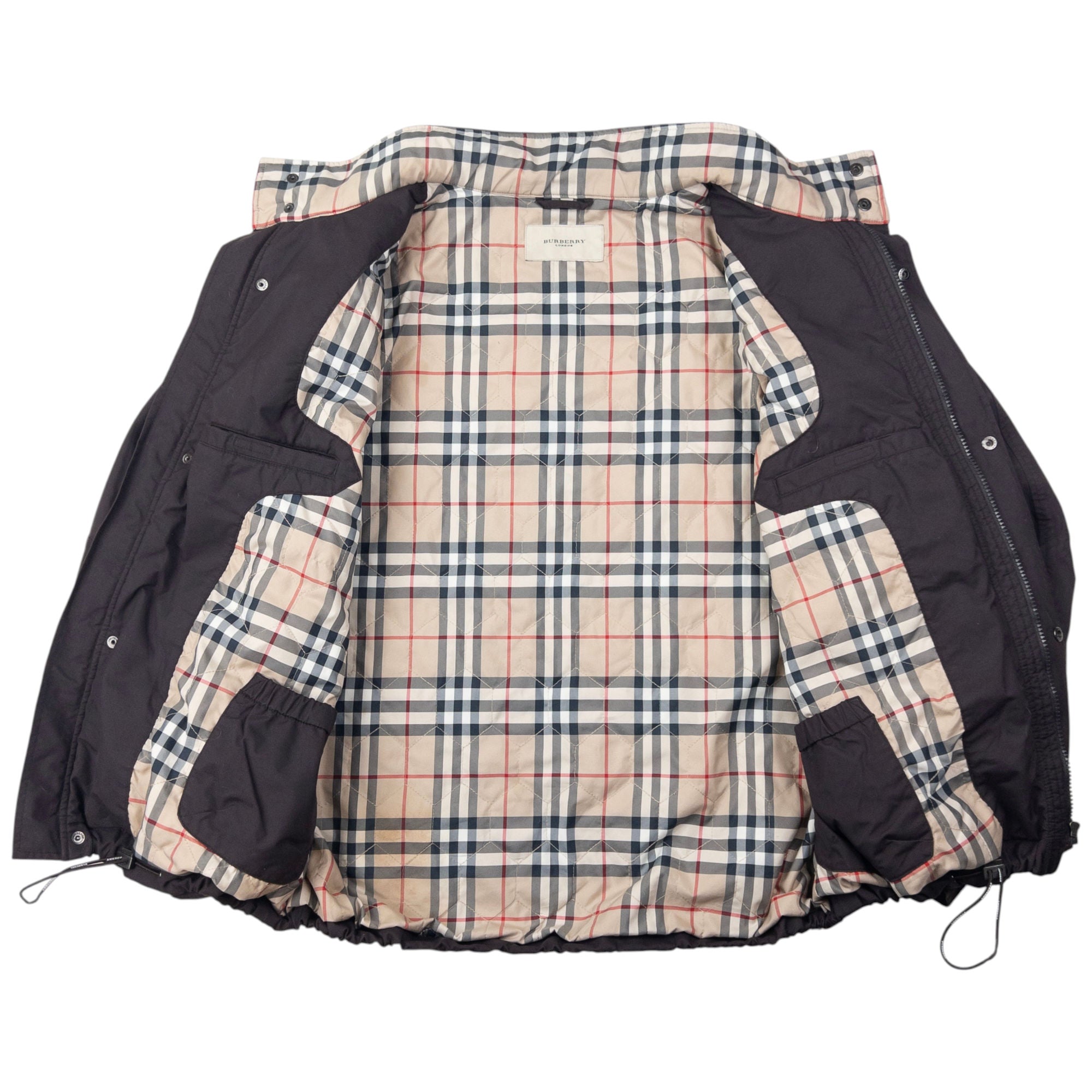 Vintage Burberry Nova Check Lined Jacket Size L