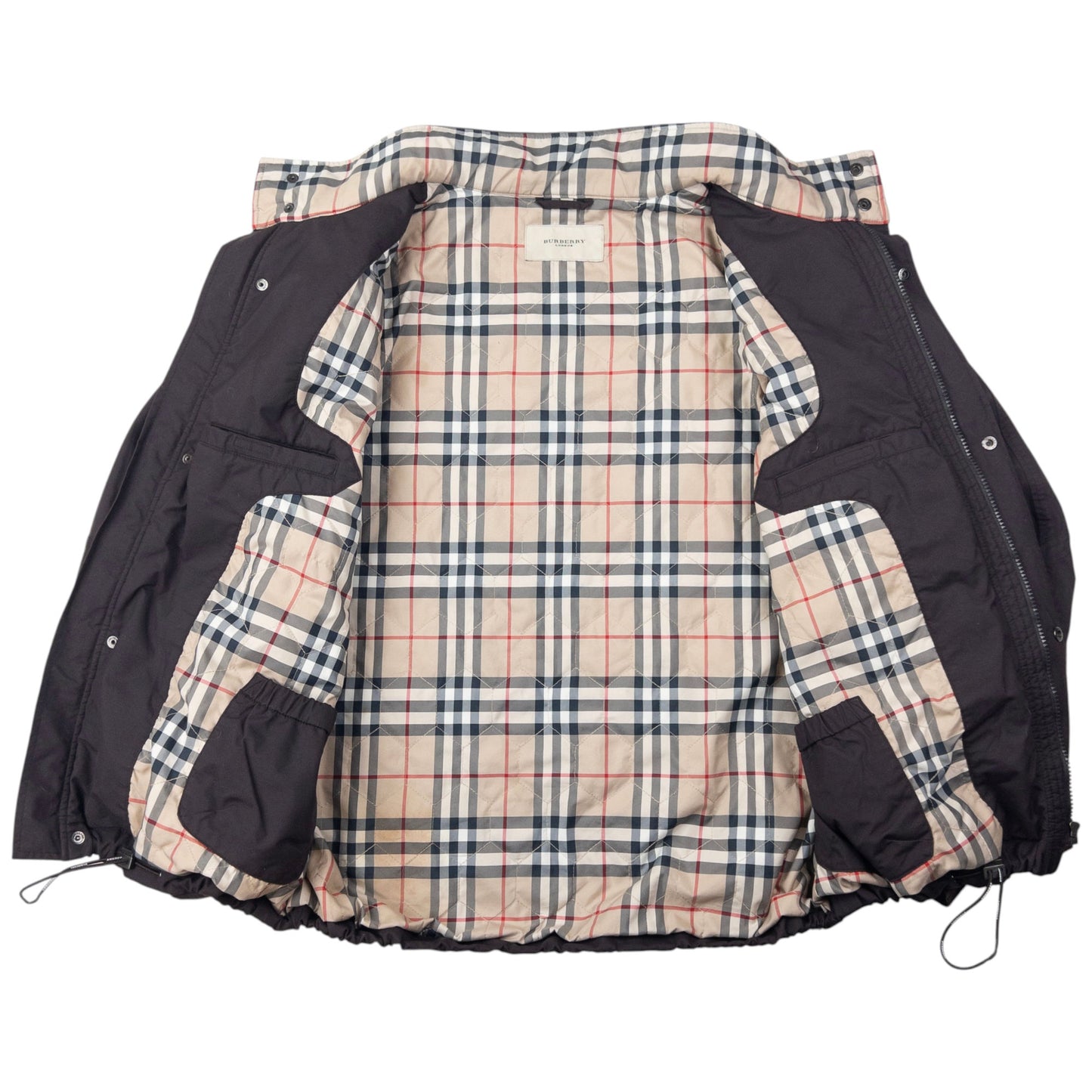 Vintage Burberry Nova Check Lined Jacket Size L