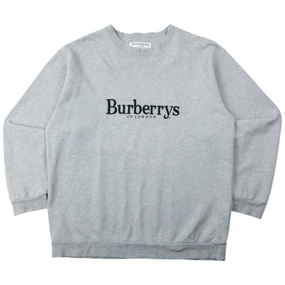 Vintage 90s Burberry Embroidered Sweatshirt Size M