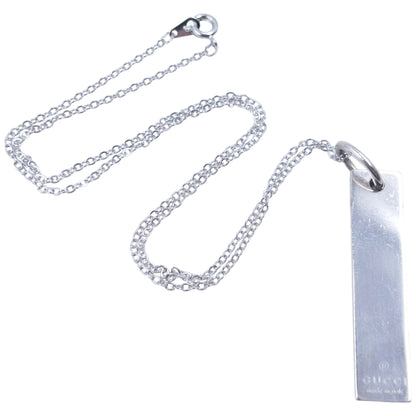 Vintage 2000s Gucci Silver Pendent Necklace